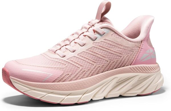18%OFF Limited Time Deal:Women's Slip On Walking Shoes Running Comfortable Tennis Breathable Non Slip Athletic Gym Workout Cross Training Fashion Sneakers