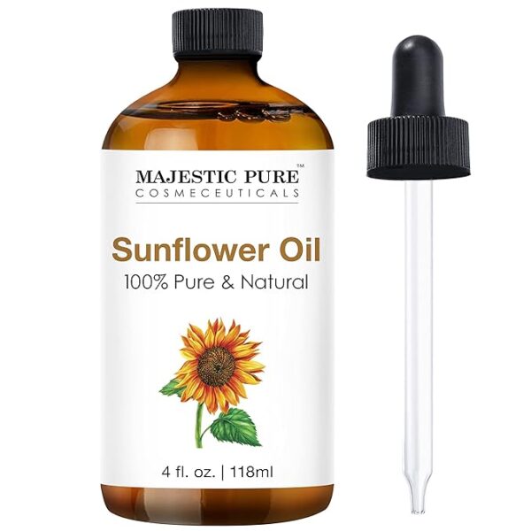 10%OFF Limited Time Deal:MAJESTIC PURE Sunflower Essential Oil | 100% Pure and Natural Sunflower Oil | Premium Grade Essential Oils for Hair Care, Home Diffusers, Skin, Aromatherapy, Massage and Humidifiers | 4 Fl Oz
